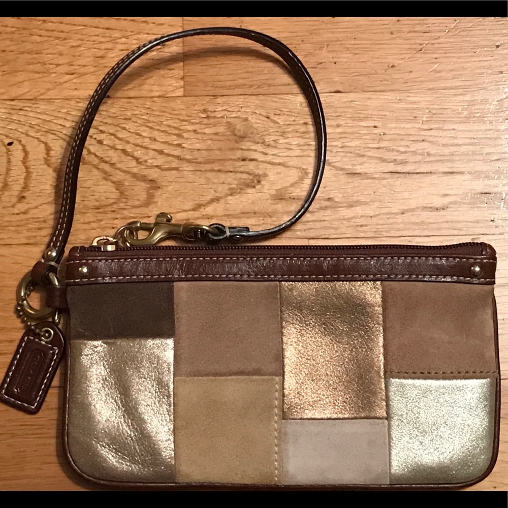 Coach Patchwork Wristlet